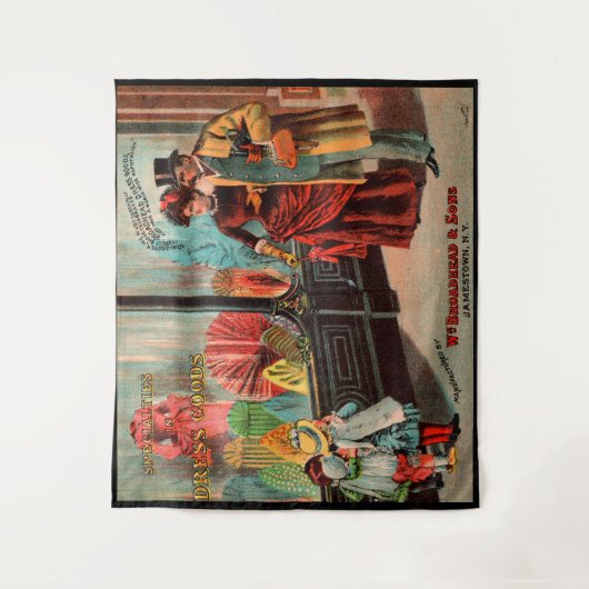 トレードカードウィリアム・ブロードヘッド&ソンズのドレス商品 タペストリー (正面)