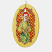 トレードカード(TC 01)からのSt. Joseph セラミックオーナメント (左)