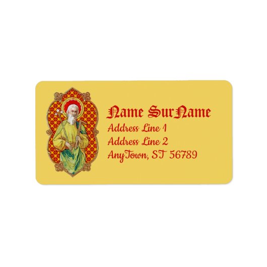 トレードカード(TC 01)からのSt. Joseph ラベル (正面)