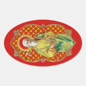 トレードカード(TC 01)からのSt. Joseph 楕円形シール (正面)