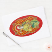 トレードカード(TC 01)からのSt. Joseph 楕円形シール (封筒)