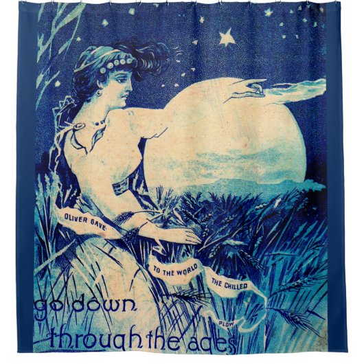 トレードカービクトリアンドのオリバーチルド・プラウ シャワーカーテン (正面)