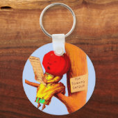 トレードカービクトリアンドのトマトヘッド女性 キーホルダー (正面)