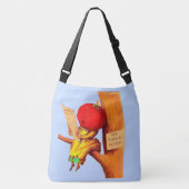 トレードカービクトリアンドのトマトヘッド女性 クロスボディバッグ (正面)