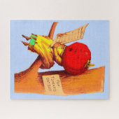 トレードカービクトリアンドのトマトヘッド女性 ジグソーパズル (横)