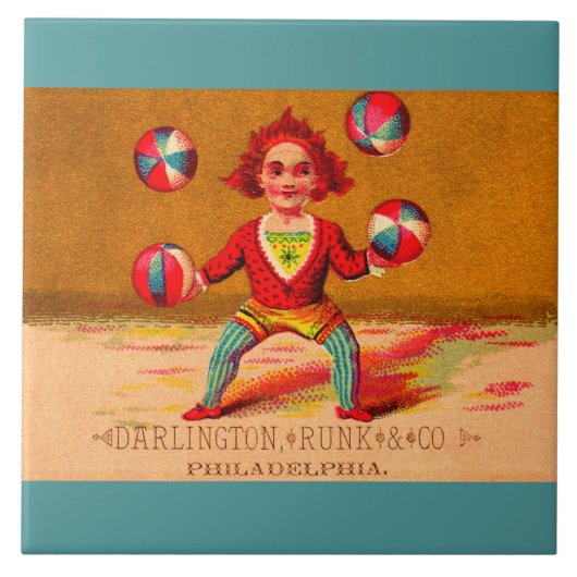 トレードカービクトリアンドジャグラーDarlington, Runk & Co タイル (正面)