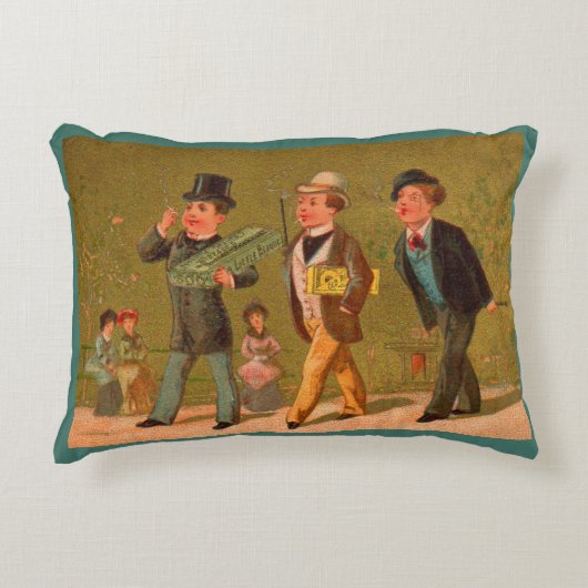 トレードカービクトリアンド小さな美しいタバコ アクセントクッション (正面)