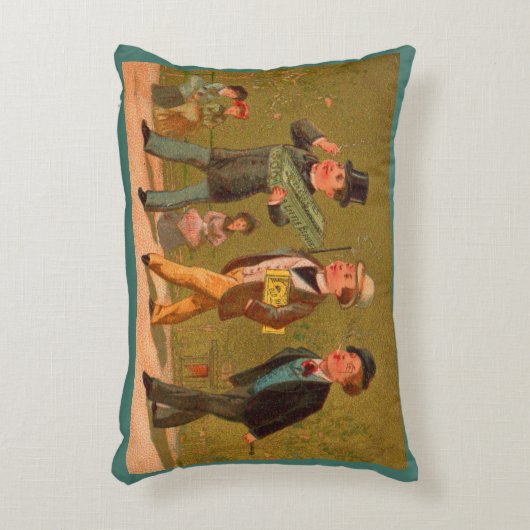 トレードカービクトリアンド小さな美しいタバコ アクセントクッション (正面(垂直))