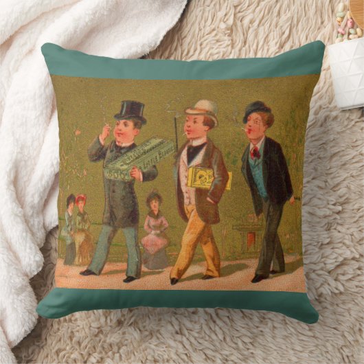 トレードカービクトリアンド小さな美しいタバコ クッション (ブランケット)