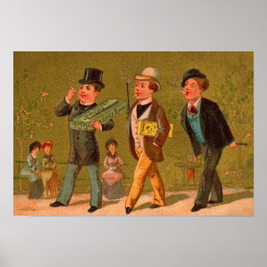 トレードカービクトリアンド小さな美しいタバコ ポスター (正面)