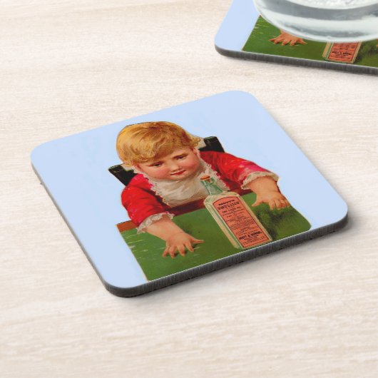 トレードカービクトリアンド:スコットのエマルジョンカストル油 コースター (左側)