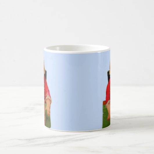 トレードカービクトリアンド：スコットのエマルジョンカストル油 コーヒーマグカップ (中央)