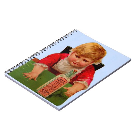 トレードカービクトリアンド：スコットのエマルジョンカストル油 ノートブック (左側)