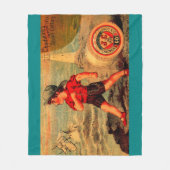 トレードカービクトリアンドChadwickのスプールコットン フリースブランケット (正面)