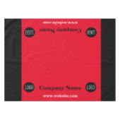 トレードショーカスタムビジネステーブルクロス テーブルクロス (正面(横))