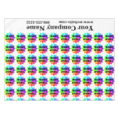 トレードショーテーブルクロスカスタムロゴ事業 テーブルクロス (正面(横))