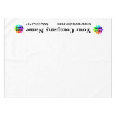 トレードショーテーブルクロスカスタムロゴ事業 テーブルクロス (正面(横))