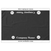 トレードショーテーブルクロスカスタムロゴBusiness 60X84 テーブルクロス (正面(横))