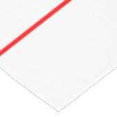 トレードショー 白 赤 52 x 70 QRコード テーブルクロス (アングル)