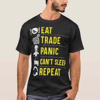 トレードパニ食べックCanx27tスリープRepeat Forex Trading Tシャツ