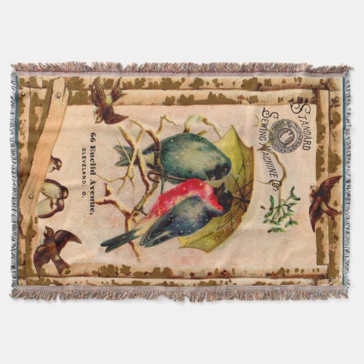 トレードビクトリアンカード標準裁縫機 スローブランケット (正面)