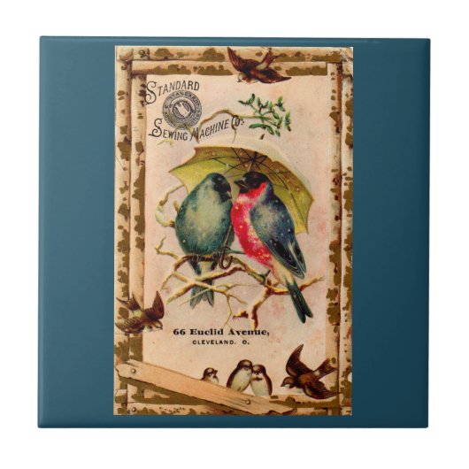 トレードビクトリアンカード標準裁縫機 タイル (正面)