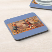 トレードビクトリアンセルロイドのコルセットの柄 コースター (左側)