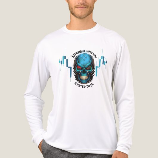 トレードモチベーション | ドクロ | 思い出して  トライブレンドＴシャツ (正面)