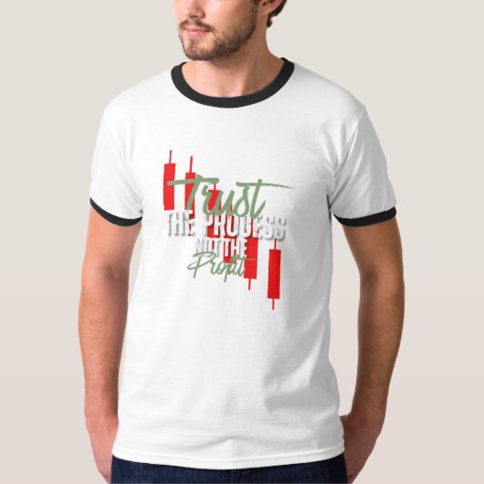 トレードモチベーション | 信頼 | 自己規律 Tシャツ (正面)