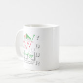 トレードモチベーション | 強気 | パターン コーヒーマグカップ (正面左)