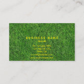 トレーナミニマルーモダンゴルフ名刺 名刺 (裏面)