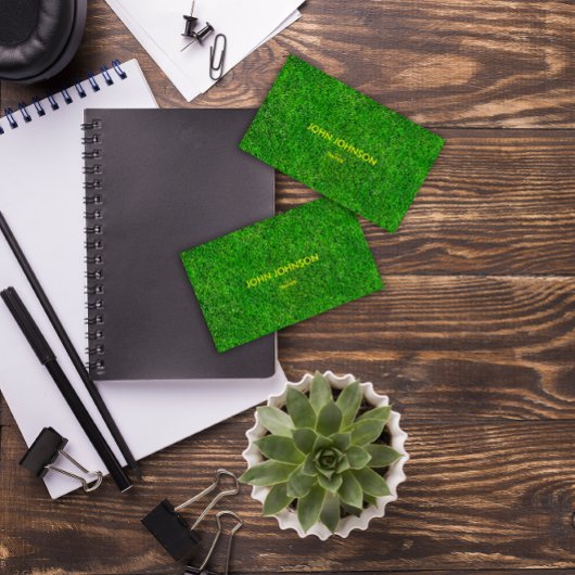 トレーナミニマルーモダンゴルフ名刺 名刺