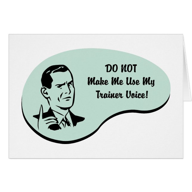 トレーナーの声 (正面横)