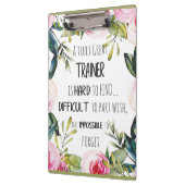 トレーナーの感謝引用文ありがとう クリップボード (左)