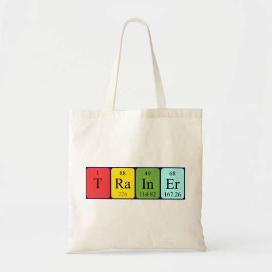 トレーナーの期間別テーブル名トートバッグ トートバッグ (正面)