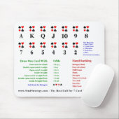 トレーナーを数える7枚のカードのスタッドカード マウスパッド (マウス)