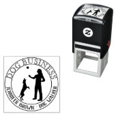 トレーナー ウォーカー 犬と遊ぶ セルフインキングスタンプ (インサイチュ)