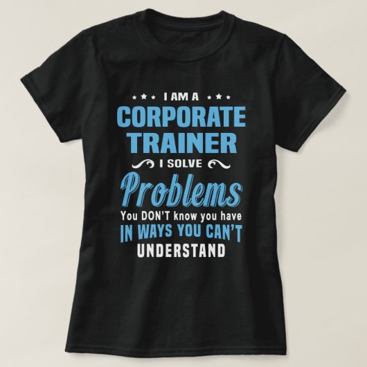 トレーナ企業のー Tシャツ (デザイン正面)