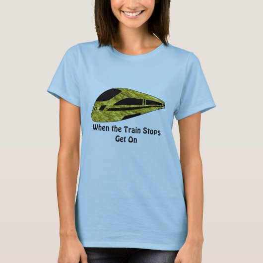 トレーニストップング・シャツの女性 Tシャツ (正面)