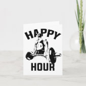 トレーニングおもしろいデッドリフトジやる気を起こさせるムウエイトリーフ カード (正面)