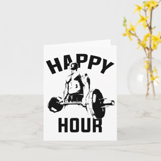 トレーニングおもしろいデッドリフトジやる気を起こさせるムウエイトリーフ カード (黄色い花)