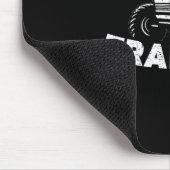 トレーニングおもしろい中のファームトラクタ農業農家 マウスパッド (コーナー)