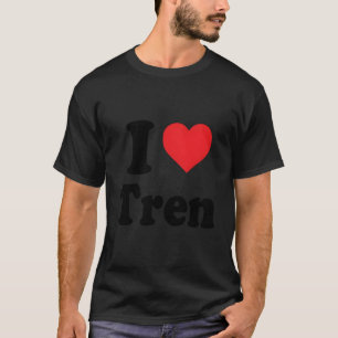 トレーニングおもしろい引用文Iラブトレンデザインクールボディブイ Tシャツ