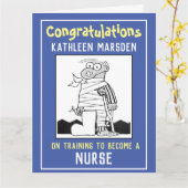 トレーニングがナースカードに カード (黄色い花)