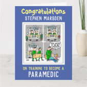 トレーニングが救急医療隊員カードに カード (正面)