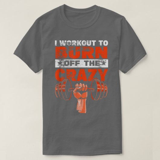 トレーニングでTシャツを焼熱狂するき払った Tシャツ (デザイン正面)