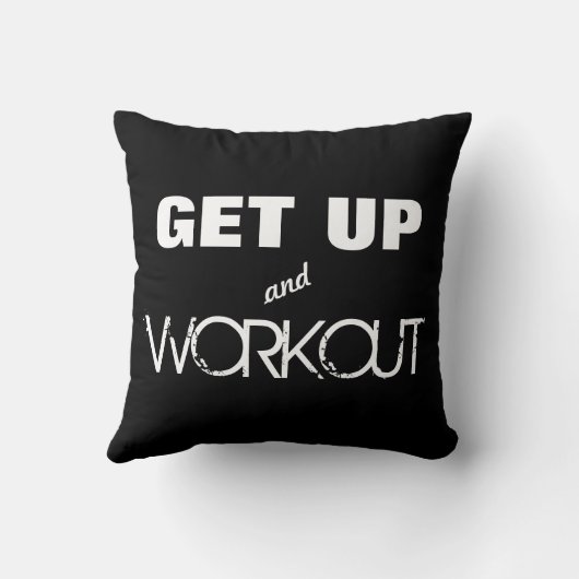 トレーニングのやる気を起こさせるなエクササイズ起きれば クッション (裏面)