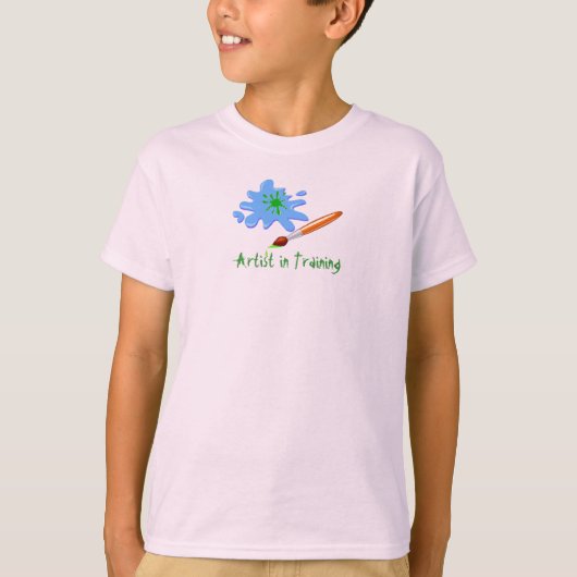 トレーニングのアーティスト Tシャツ (正面)