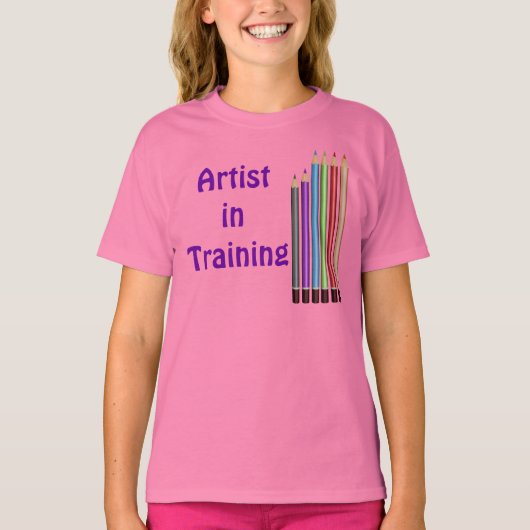 トレーニングのアーティスト Tシャツ (正面)
