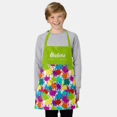 トレーニングのエプロンでアーティスト エプロン (着用した状態)